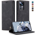 CaseMe 013 Custodia multifunzionale in pelle a conchiglia orizzontale, For Xiaomi 12T / 12T Pro