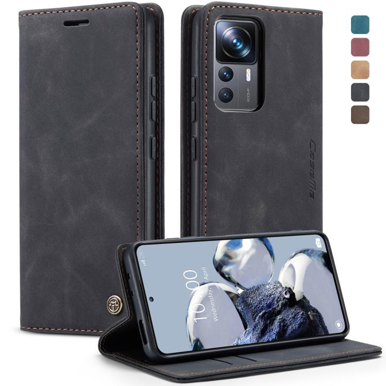 CaseMe 013 Custodia multifunzionale in pelle a conchiglia orizzontale, For Xiaomi 12T / 12T Pro