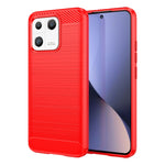 Custodia per telefono TPU in fibra di carbonio con trama spazzolata, For Xiaomi 13, For Xiaomi 13 Pro