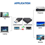 Convertitore da USB 3.0 a HDMI Large Shell, Large Shell