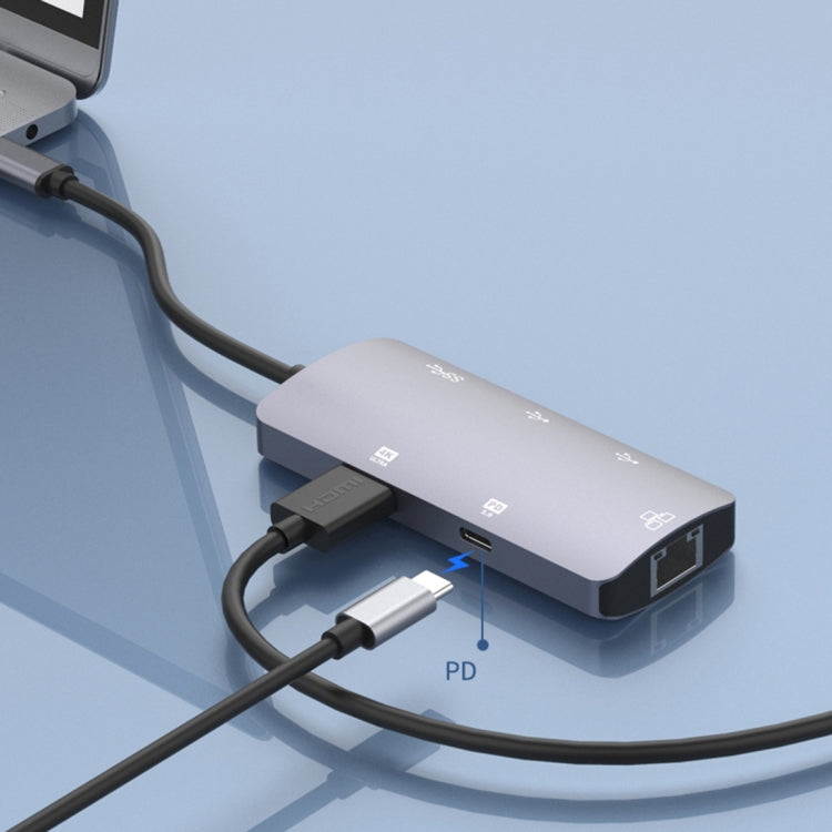Docking station USB-C Onten OTN-UC910 con ricarica 100W
