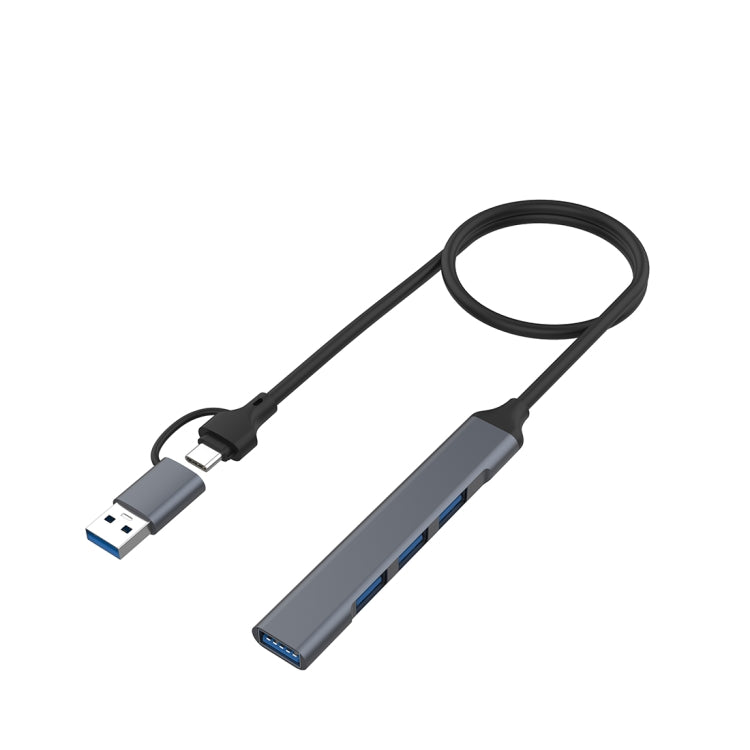 Onten OT-UCA9701 Docking station HUB multifunzione portatile 2 in 1 a 4 porte, UCA9701