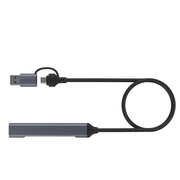 Onten OT-UCA9701 Docking station HUB multifunzione portatile 2 in 1 a 4 porte, UCA9701