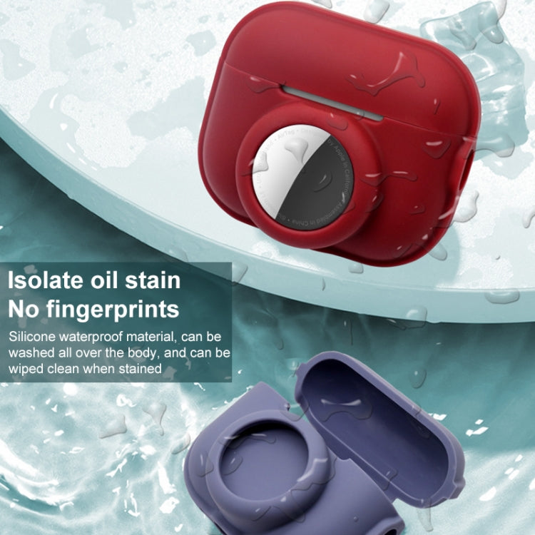 Custodia protettiva in silicone a copertura totale antiurto 2 in 1, For AirPods Pro 2 / AirTag