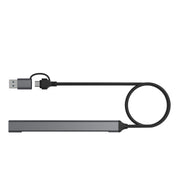 Onten OT-UCA9702 Docking station HUB portatile multifunzionale 2 in 1 a 7 porte, UCA9702
