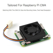 Ventola di raffreddamento 3007 dedicata Waveshare per modulo di calcolo Raspberry Pi 4 CM4, 5V, 12V