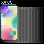 50 pellicole in vetro temperato 0,26 mm 9H 2,5D, For OPPO A1 Pro / Reno8 T 5G (50 PCS), For Xiaomi Redmi 11A (50 PCS)