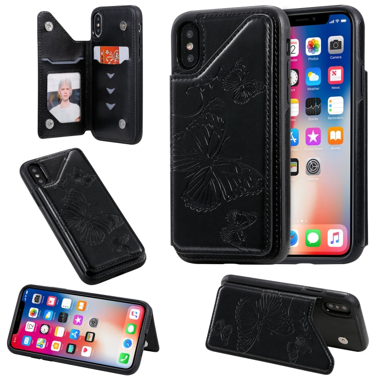 Custodia protettiva farfalla per iPhone X, XR, XS Max