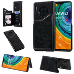 Custodia portafoglio Huawei Mate 30 in pelle TPU