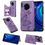 Custodia portafoglio con farfalla per Galaxy S10 e S9