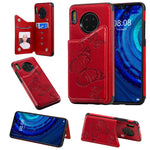 Custodia portafoglio con farfalla per Galaxy S10 e S9