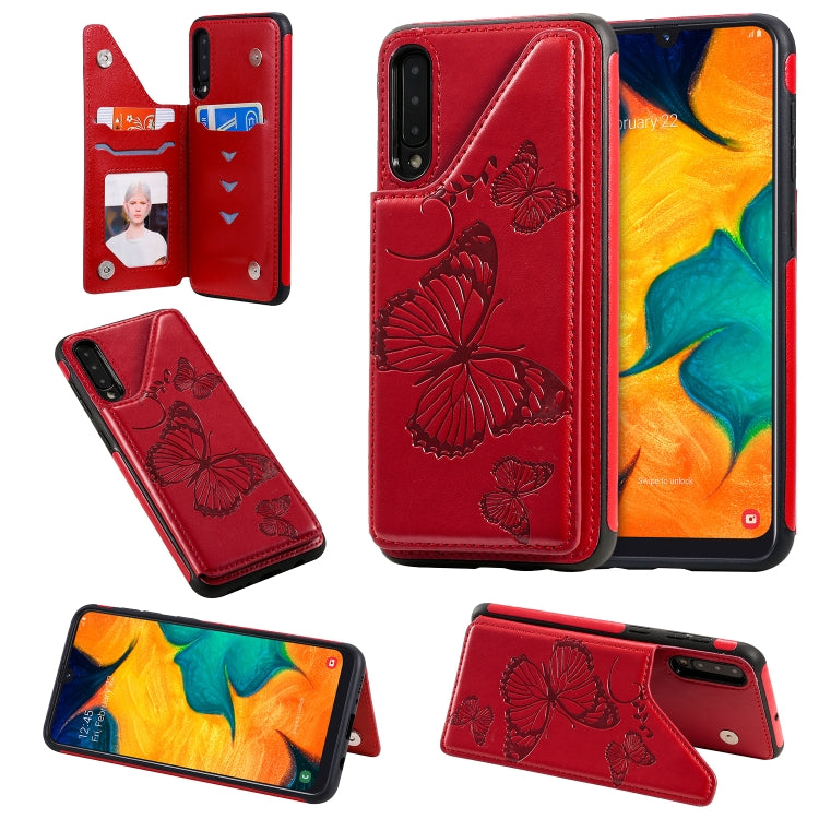 Custodia protettiva farfalla per Galaxy A50 e Note