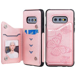 Custodia portafoglio con farfalla per Galaxy S10 e S9
