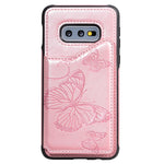 Custodia portafoglio con farfalla per Galaxy S10 e S9