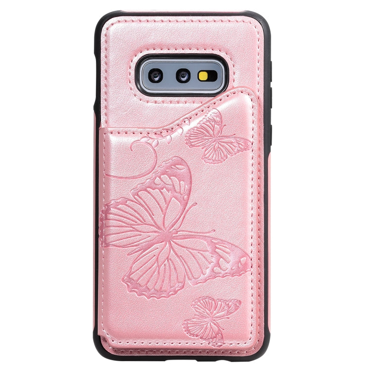 Custodia portafoglio con farfalla per Galaxy S10 e S9