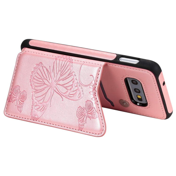 Custodia portafoglio con farfalla per Galaxy S10 e S9