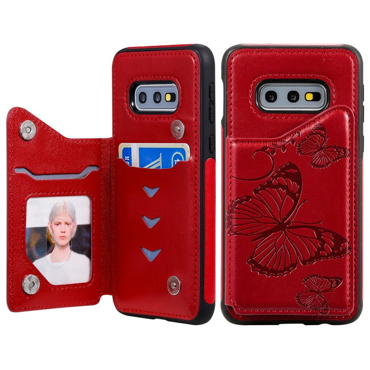 Custodia portafoglio con farfalla per Galaxy S10 e S9