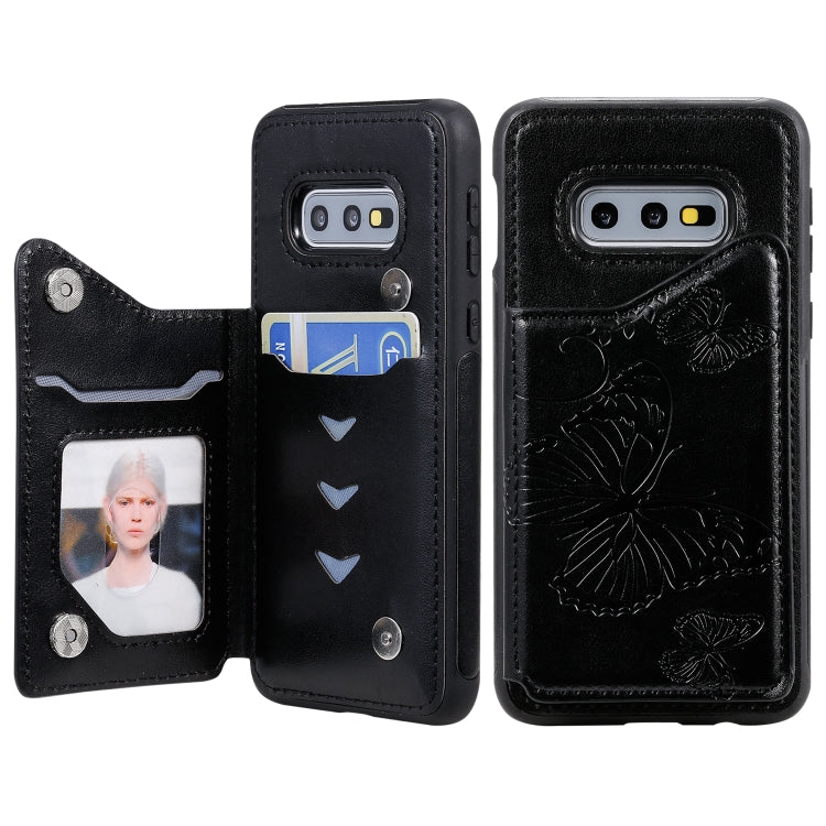 Custodia portafoglio con farfalla per Galaxy S10 e S9