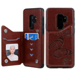 Custodia portafoglio con farfalla per Galaxy S10 e S9