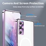 Custodia per telefono in metallo satinato, For Samsung Galaxy S20 FE, For Samsung Galaxy S21 FE 5G