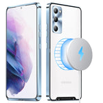 Custodia per telefono in metallo satinato, For Samsung Galaxy S20 FE, For Samsung Galaxy S21 FE 5G
