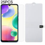 Pellicola idrogel antideflagrante per protezione schermo intero da 25 pezzi, For OPPO A1 Pro / Reno8 T 5G (25 PCS), For Xiaomi Redmi 11A (25 PCS)