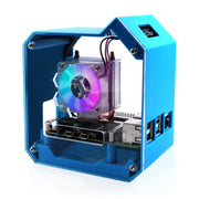Set di mini torri luminose a LED con ventola per computer desktop Waveshare, For Raspberry Pi 4B