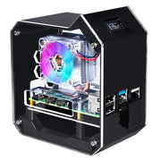 Kit Waveshare Mini Tower NAS per Raspberry Pi 4B Supporto SSD SATA M.2 fino a 2 TB