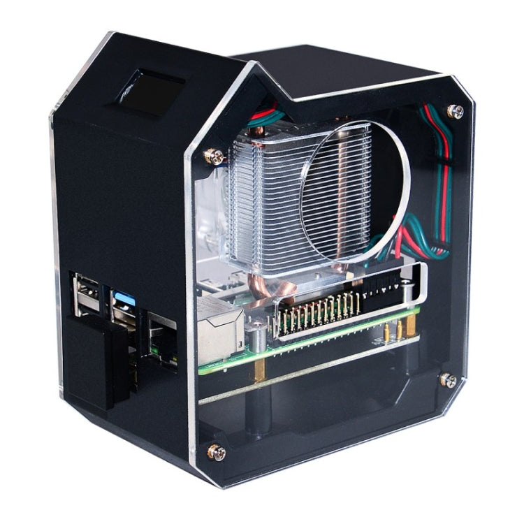 Kit Mini Tower NAS per Raspberry Pi 4B con SSD M.2 SATA