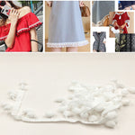 20 Iarde Pompon Nastro di Pizzo Palla di Pelliccia Rifinitura per Artigianato Fai da Te Tenda Vestiti Decorativi per La Casa Accessori per Cucire, 1CM