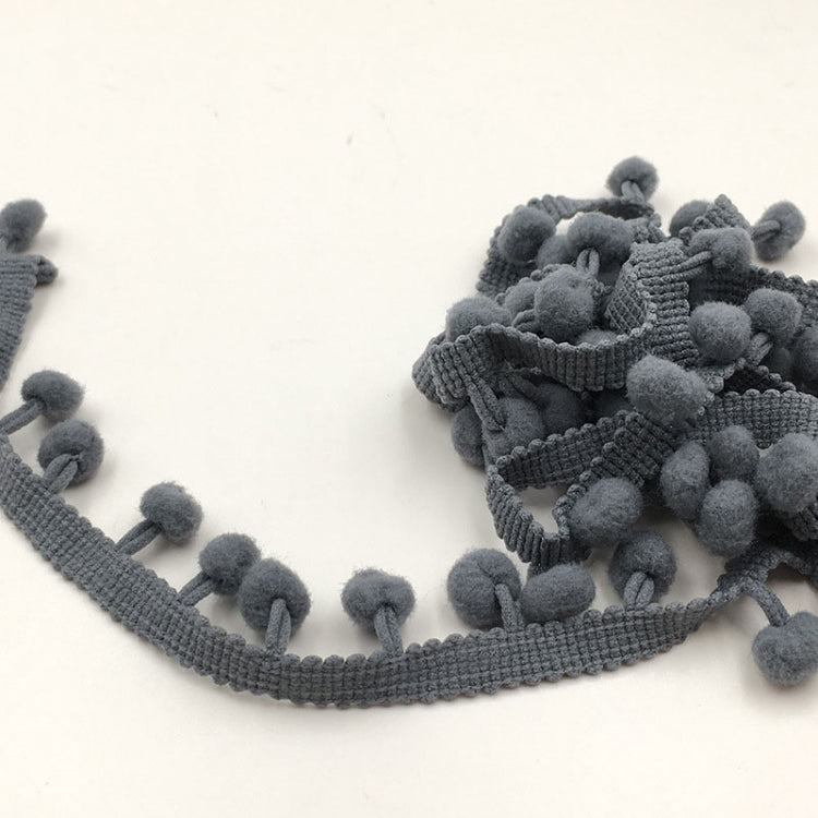 20 Iarde Pompon Nastro di Pizzo Palla di Pelliccia Rifinitura per Artigianato Fai da Te Tenda Vestiti Decorativi per La Casa Accessori per Cucire, 1CM