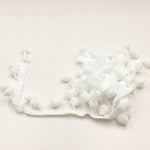 20 Iarde Pompon Nastro di Pizzo Palla di Pelliccia Rifinitura per Artigianato Fai da Te Tenda Vestiti Decorativi per La Casa Accessori per Cucire, 1CM