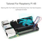 Ventola raffreddamento in lega alluminio per Raspberry Pi 4B