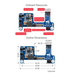 Waveshare Power over Ethernet HAT per Raspberry Pi 3B+/4B