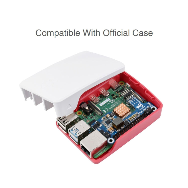 Waveshare Power over Ethernet HAT per Raspberry Pi 3B+/4B