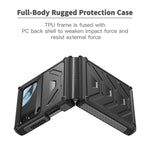 Custodia per telefono pieghevole antiurto blindata all-inclusive, For Samsung Galaxy Z Fold4 5G SM-F936, For Samsung Galaxy Z Flip4 5G SM-F721