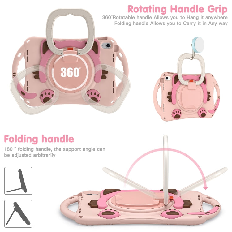 Custodia per tablet in EVA antiurto per bambini Cute Cat King, For iPad 10th Gen 10.9 2022