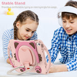 Custodia per tablet in EVA antiurto per bambini Cute Cat King, For iPad 10th Gen 10.9 2022