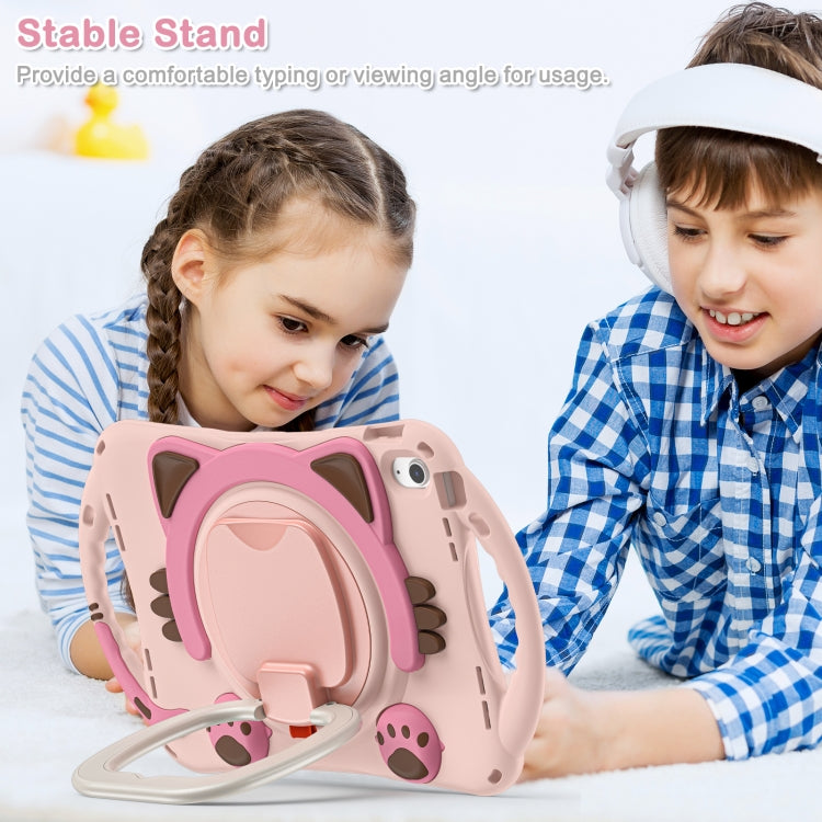 Custodia per tablet in EVA antiurto per bambini Cute Cat King, For iPad 10th Gen 10.9 2022
