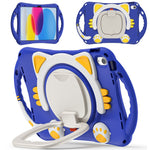 Custodia per tablet in EVA antiurto per bambini Cute Cat King, For iPad 10th Gen 10.9 2022