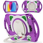 Custodia per tablet in EVA antiurto per bambini Cute Cat King, For iPad 10th Gen 10.9 2022