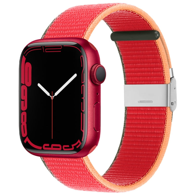 Cinturino in nylon con fibbia in metallo, For Apple Watch Series 8&7 41mm / SE 2&6&SE&5&4 40mm / 3&2&1 38mm, For Apple Watch Ultra 49mm / Series 8&7 45mm / SE 2&6&SE&5&4 44mm / 3&2&1 42mm
