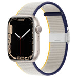 Cinturino in nylon con fibbia in metallo, For Apple Watch Series 8&7 41mm / SE 2&6&SE&5&4 40mm / 3&2&1 38mm, For Apple Watch Ultra 49mm / Series 8&7 45mm / SE 2&6&SE&5&4 44mm / 3&2&1 42mm