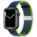 Cinturino in nylon con fibbia in metallo, For Apple Watch Series 8&7 41mm / SE 2&6&SE&5&4 40mm / 3&2&1 38mm, For Apple Watch Ultra 49mm / Series 8&7 45mm / SE 2&6&SE&5&4 44mm / 3&2&1 42mm