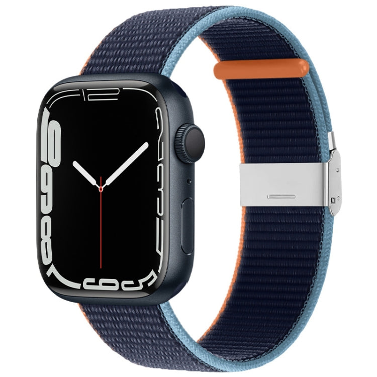 Cinturino in nylon con fibbia in metallo, For Apple Watch Series 8&7 41mm / SE 2&6&SE&5&4 40mm / 3&2&1 38mm, For Apple Watch Ultra 49mm / Series 8&7 45mm / SE 2&6&SE&5&4 44mm / 3&2&1 42mm