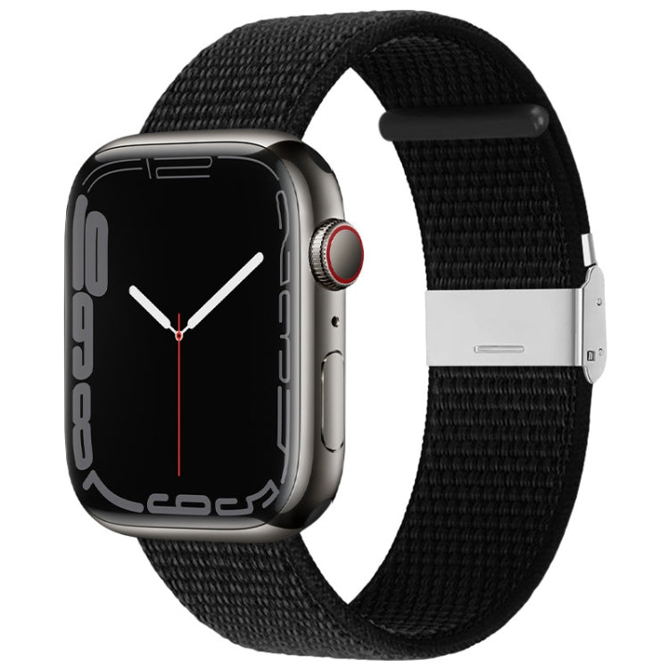 Cinturino in nylon con fibbia in metallo, For Apple Watch Series 8&7 41mm / SE 2&6&SE&5&4 40mm / 3&2&1 38mm, For Apple Watch Ultra 49mm / Series 8&7 45mm / SE 2&6&SE&5&4 44mm / 3&2&1 42mm