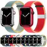 Cinturino in nylon con fibbia in metallo, For Apple Watch Series 8&7 41mm / SE 2&6&SE&5&4 40mm / 3&2&1 38mm, For Apple Watch Ultra 49mm / Series 8&7 45mm / SE 2&6&SE&5&4 44mm / 3&2&1 42mm