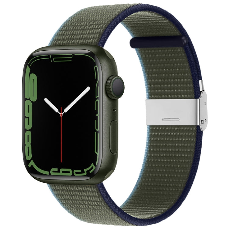 Cinturino in nylon con fibbia in metallo, For Apple Watch Series 8&7 41mm / SE 2&6&SE&5&4 40mm / 3&2&1 38mm, For Apple Watch Ultra 49mm / Series 8&7 45mm / SE 2&6&SE&5&4 44mm / 3&2&1 42mm