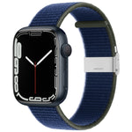 Cinturino in nylon con fibbia in metallo, For Apple Watch Series 8&7 41mm / SE 2&6&SE&5&4 40mm / 3&2&1 38mm, For Apple Watch Ultra 49mm / Series 8&7 45mm / SE 2&6&SE&5&4 44mm / 3&2&1 42mm