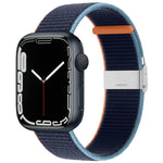 Cinturino in nylon con fibbia in metallo, For Apple Watch Series 8&7 41mm / SE 2&6&SE&5&4 40mm / 3&2&1 38mm, For Apple Watch Ultra 49mm / Series 8&7 45mm / SE 2&6&SE&5&4 44mm / 3&2&1 42mm